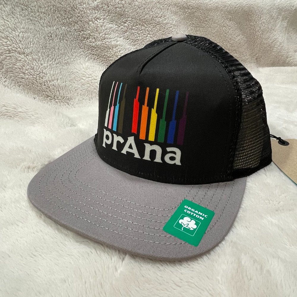 NWT prAna VISTA TRUCKER Men's Women's Hat Cap NEW Pride Mountain Unisex - Picture 1 of 7
